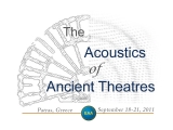 The Acoustics of Ancient Theatres